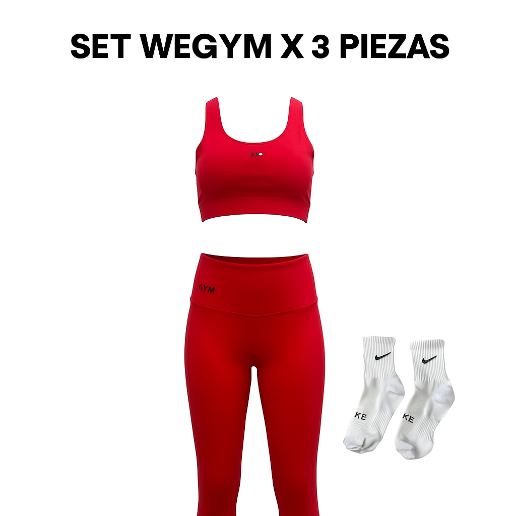 SET WEGYM + MEDIAS (set 3 piezas)