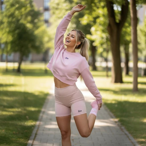 SET WEGYM + HOODIE (set 4 piezas)  PINK