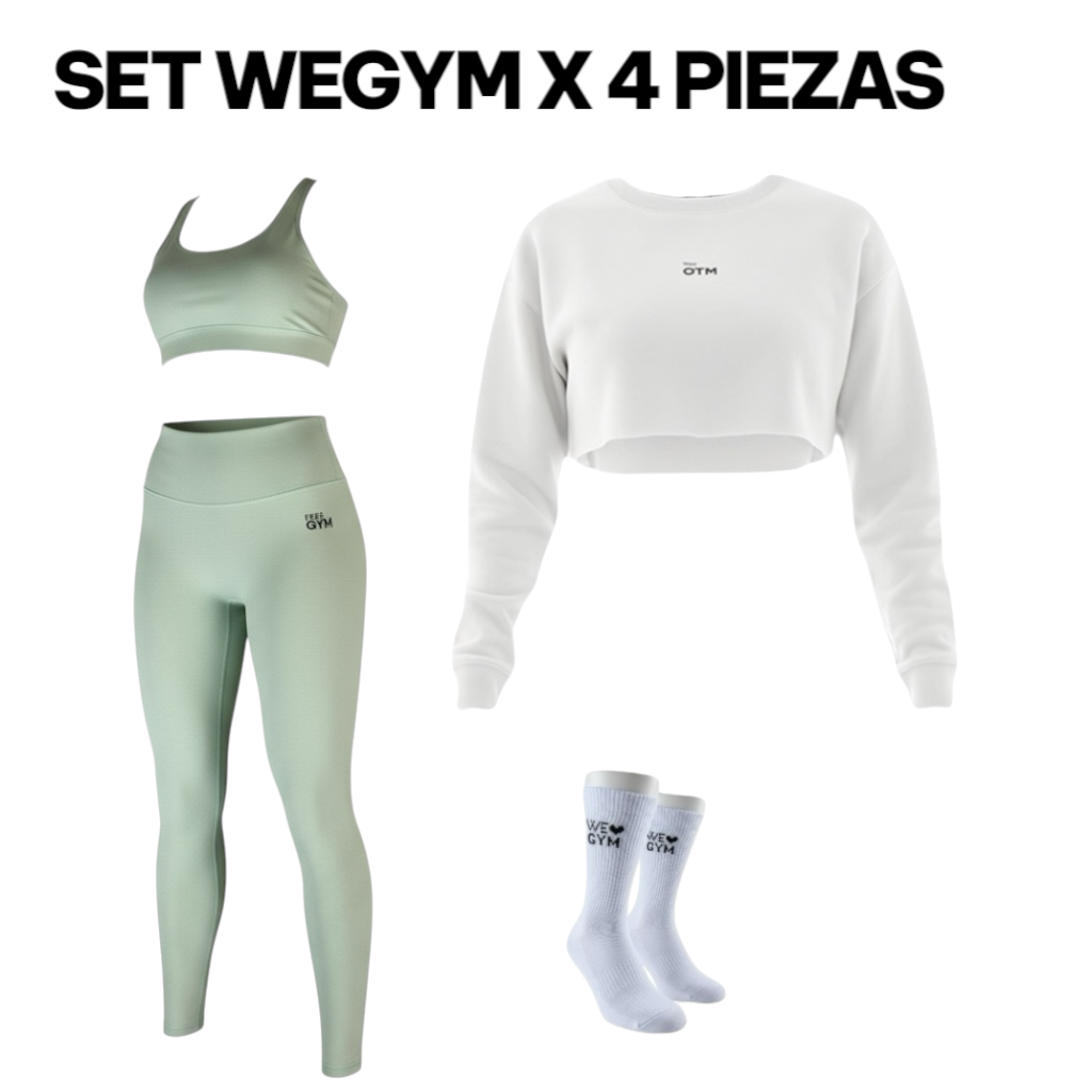 SET WEGYM + HOODIE (set 4 piezas)  GREEN